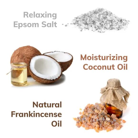 "Frankincense" Organic Bath Bomb in kraft box - 5 oz - Picture 3 of 6